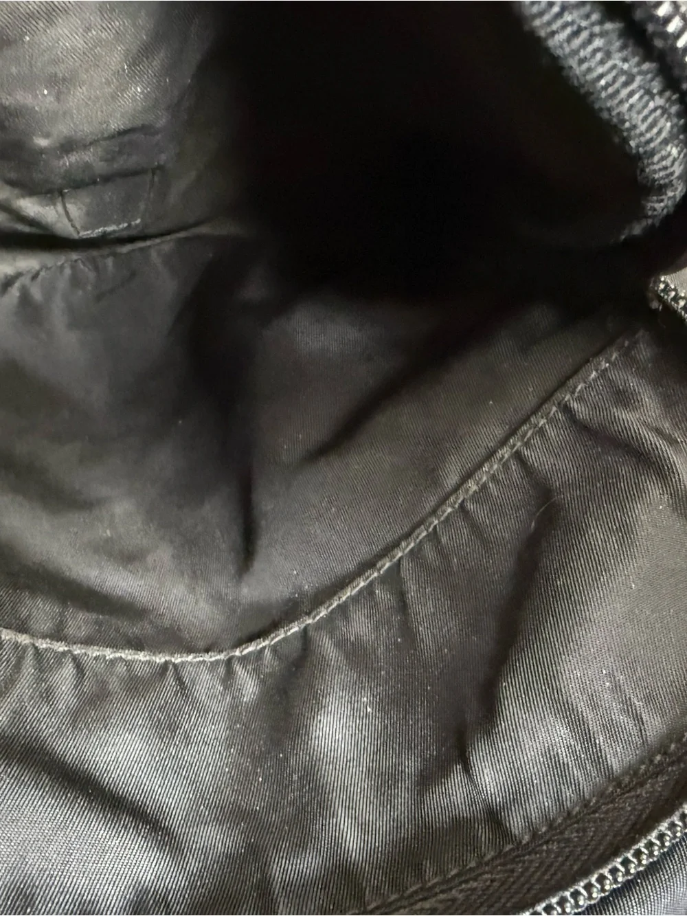 Prada Black Nylon Crossbody Messenger with Leather Trim - Picture 9 of 9